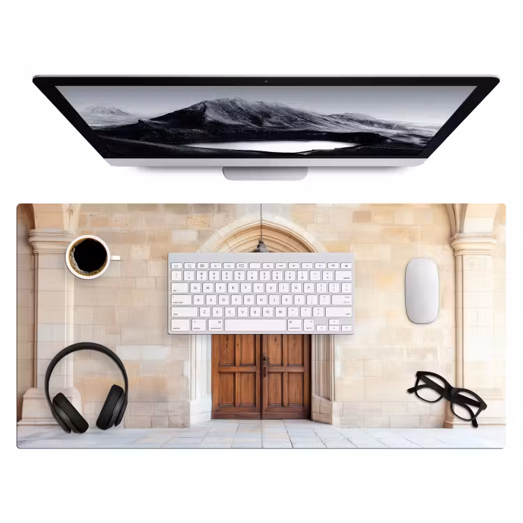 Bureau onderlegger - Houten - Deur - Lantaarn — 3