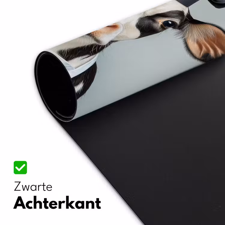 Bureau onderlegger - Koe - Zwart - Wit - Kok — 4