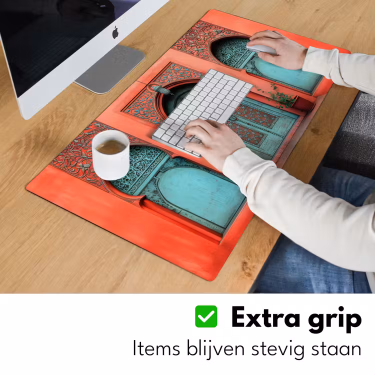 Bureau onderlegger - Lantaarn - Deur - Turquoise — 5