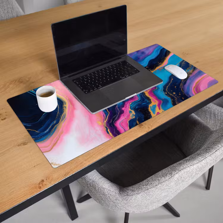 Bureau onderlegger - Marmer - Modern - Goud — 2