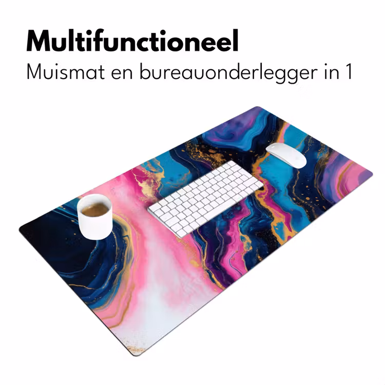 Bureau onderlegger - Marmer - Modern - Goud — 6