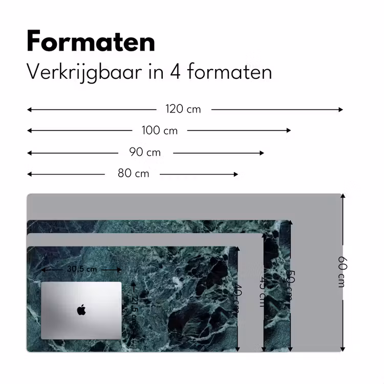 Bureau onderlegger - Marmer - Steen - Textuur - Marmerlook - Design — 8