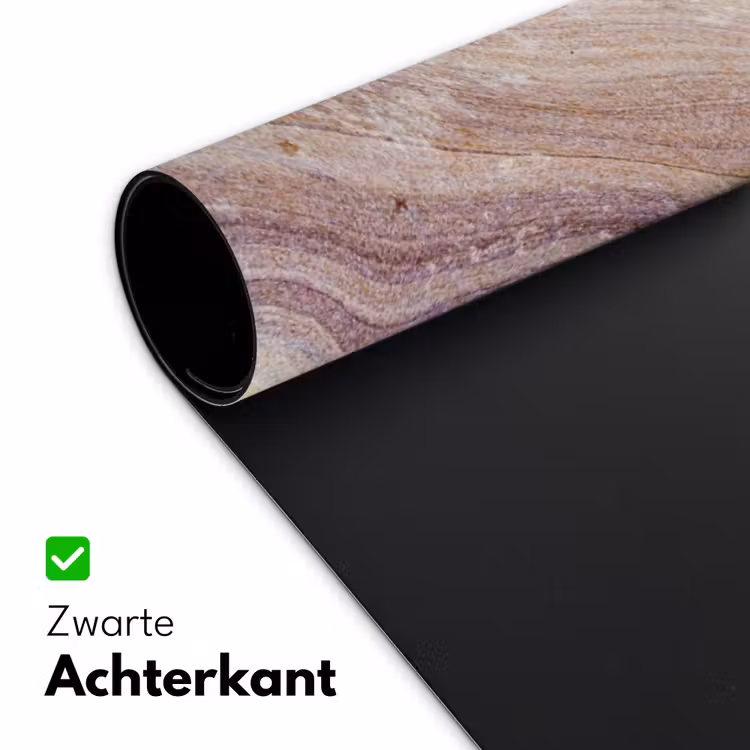 Bureau onderlegger - Marmer - Textuur - Zandsteen - Goud - Marmerlook — 4
