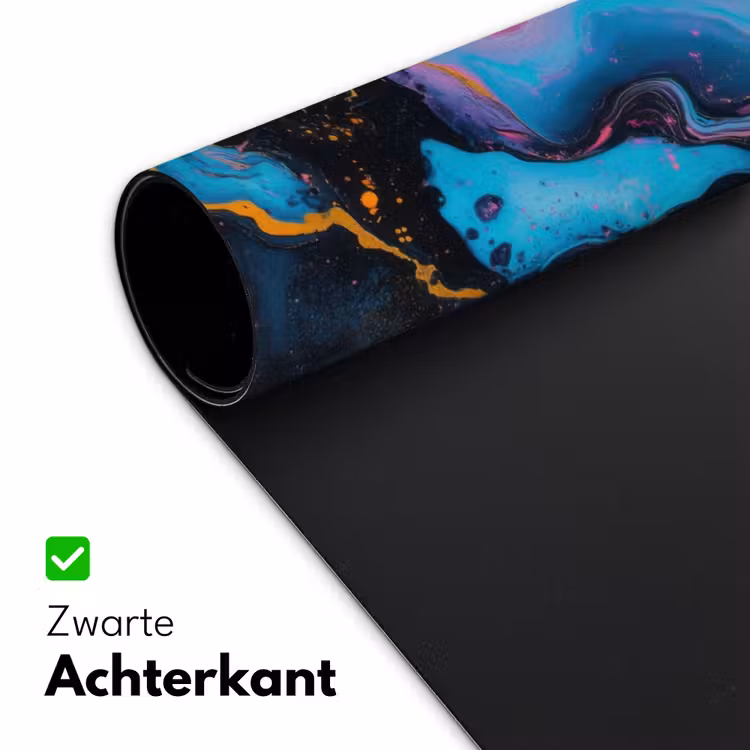 Bureau onderlegger - Modern - Marmer - Oranje — 4