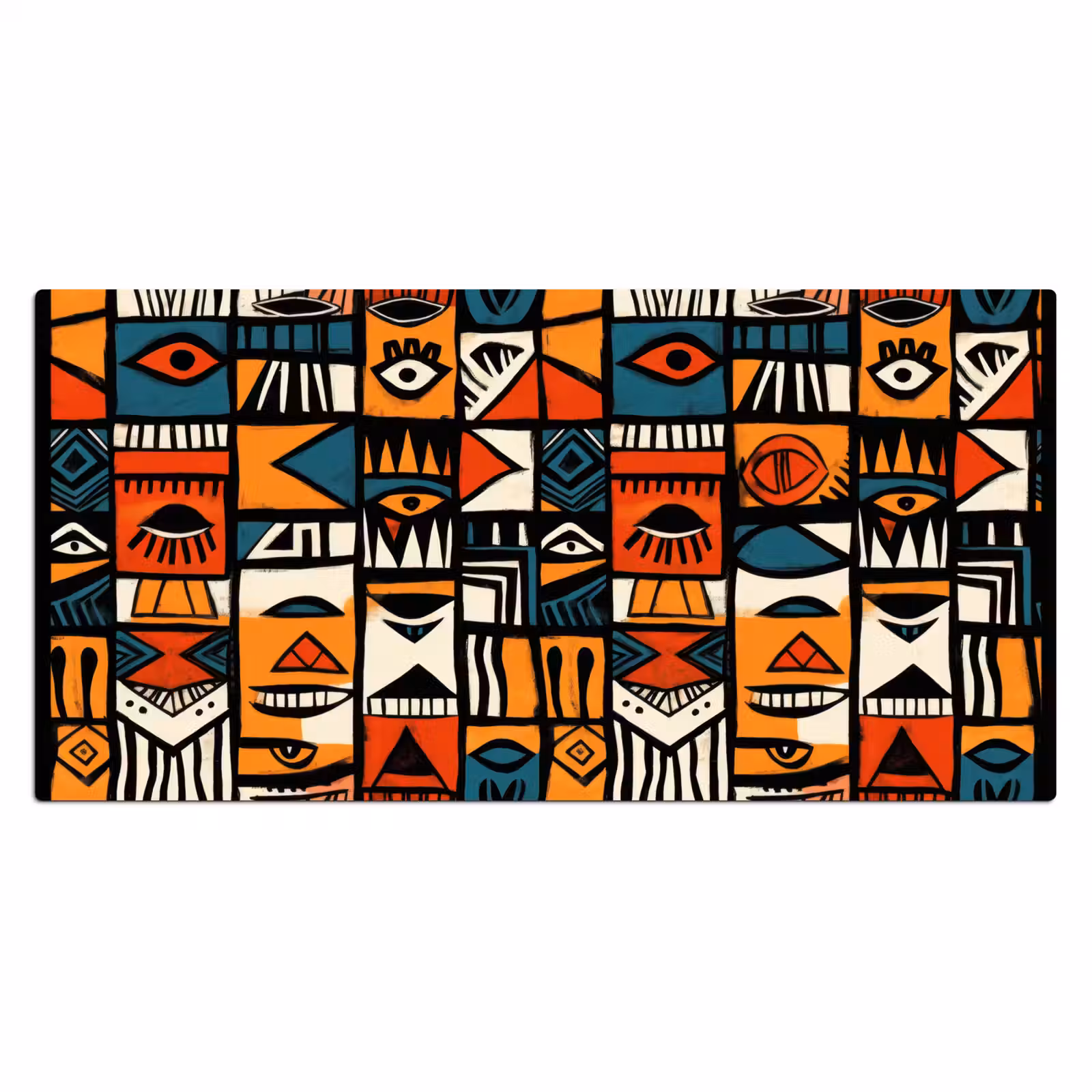 Bureau onderlegger - Abstract - Gezichten - Mozaïek — 1
