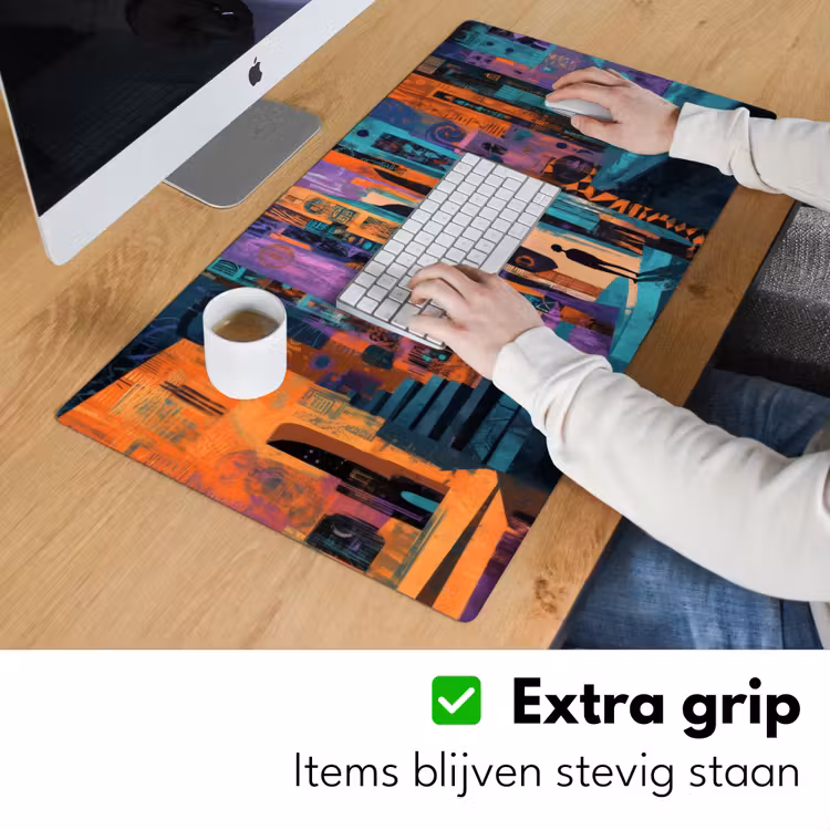 Bureau onderlegger - Abstract - Figuren - Kleurrijk — 5
