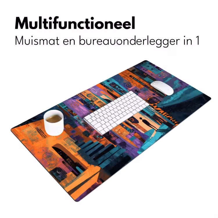 Bureau onderlegger - Abstract - Figuren - Kleurrijk — 6