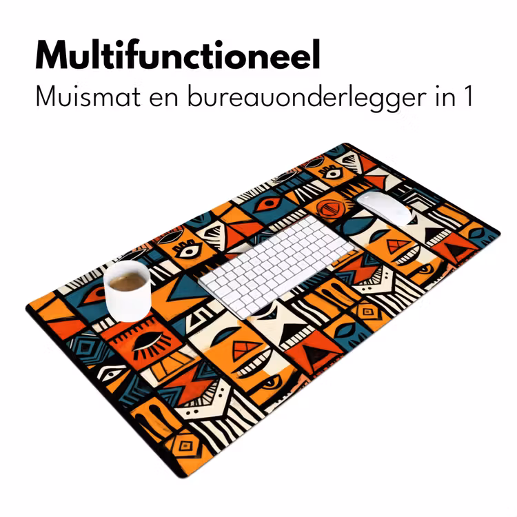 Bureau onderlegger - Abstract - Gezichten - Mozaïek — 6