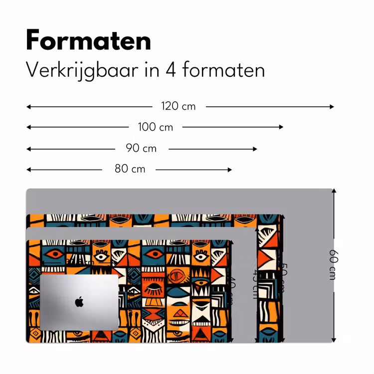 Bureau onderlegger - Abstract - Gezichten - Mozaïek — 7