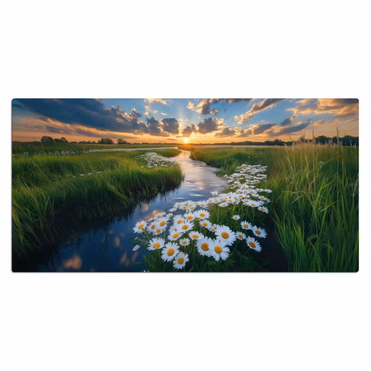 Bureau onderlegger - Beekje - Landschap - Margriet — 1