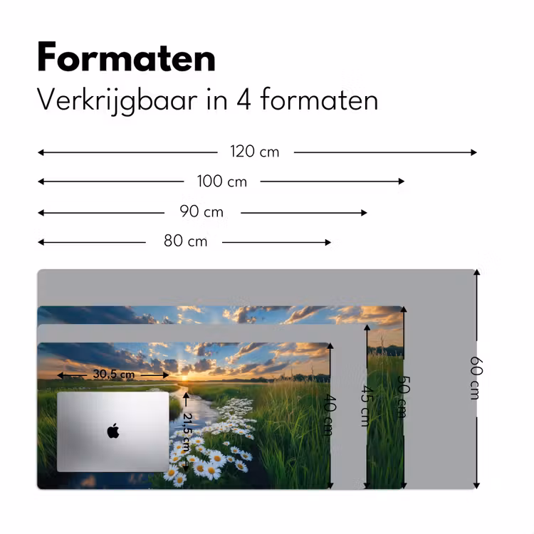 Bureau onderlegger - Beekje - Landschap - Margriet — 7