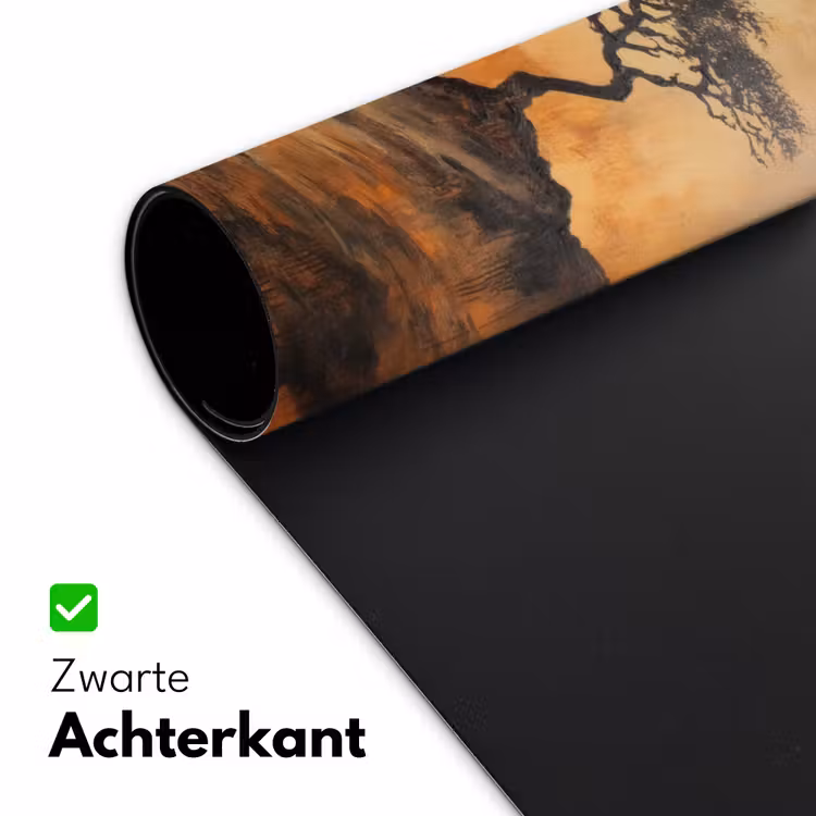 Bureau onderlegger - Boom - Landschap - Oranje — 4
