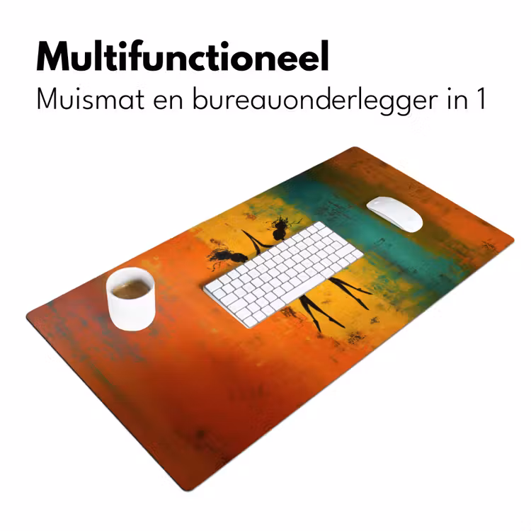 Bureau onderlegger - Dansen - Vrouwen - Verfstructuur — 6