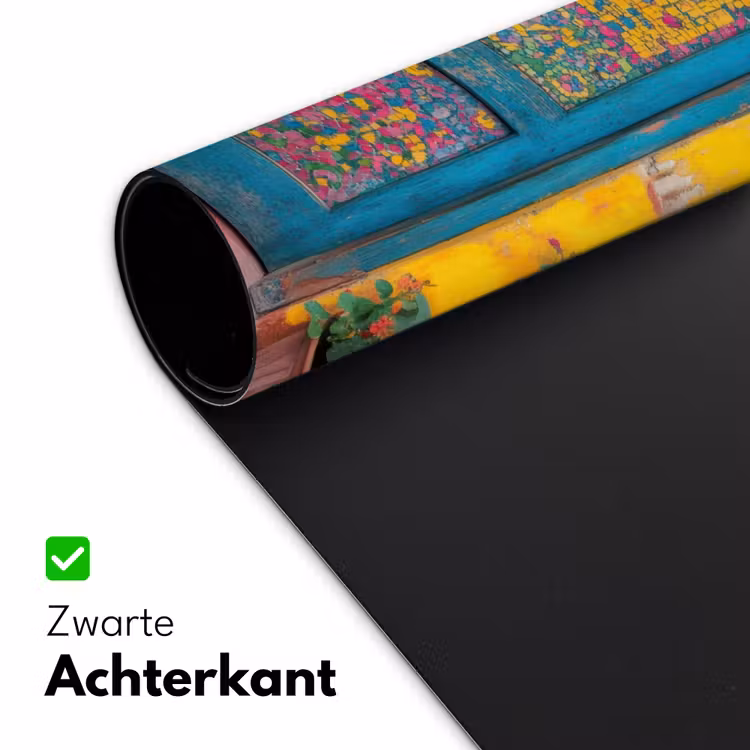 Bureau onderlegger - Deuren - Kleurrijk - Planten — 4