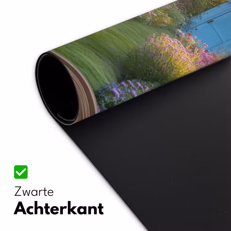 Bureau onderlegger - Doorkijk - Bloemen - Raam - Natuur — 4
