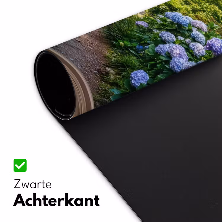 Bureau onderlegger - Doorkijk - Hortensia - Pad - Natuur — 4