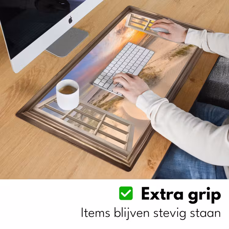 Bureau onderlegger - Doorkijk - Strand - Duinen - Natuur - Landschap — 5