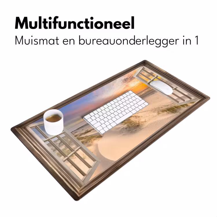 Bureau onderlegger - Doorkijk - Strand - Duinen - Natuur - Landschap — 6