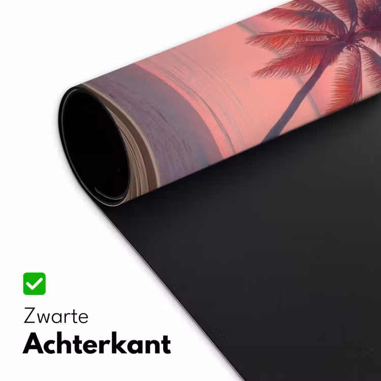 Bureau onderlegger - Doorkijk - Strand - Palmboom - Tropisch — 4
