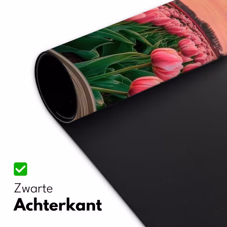 Bureau onderlegger - Doorkijk - Tulpen - Bloemen - Molen - Raam — 4