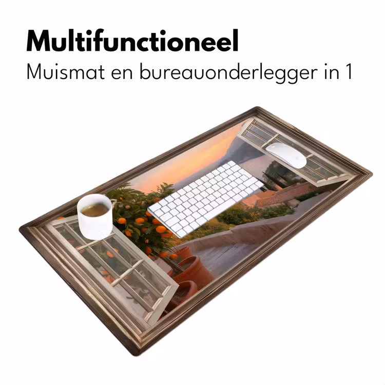 Bureau onderlegger - Doorkijk - Uitzicht - Meer - Landschap — 6
