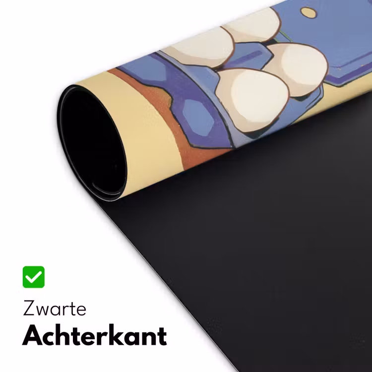 Bureau onderlegger - Eieren - Doos - Minimalistisch - Blauw — 4