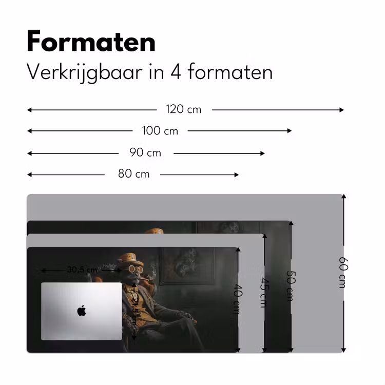 Bureau onderlegger - Kat - Pak - Oranje - Sigaar — 7