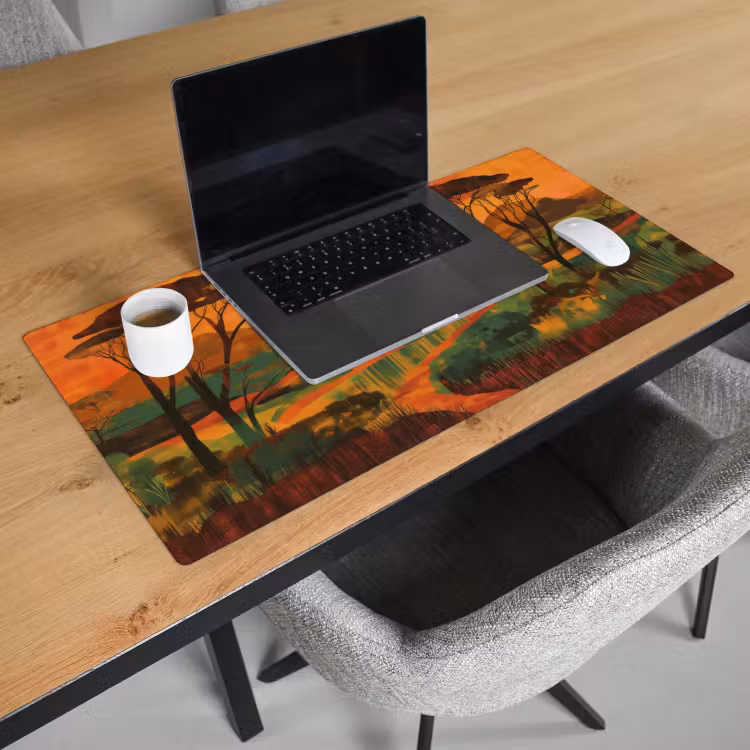 Bureau onderlegger - Landschap - Afrikaans - Zon — 2