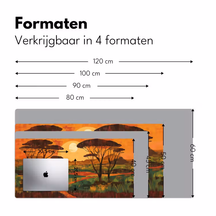 Bureau onderlegger - Landschap - Afrikaans - Zon — 7