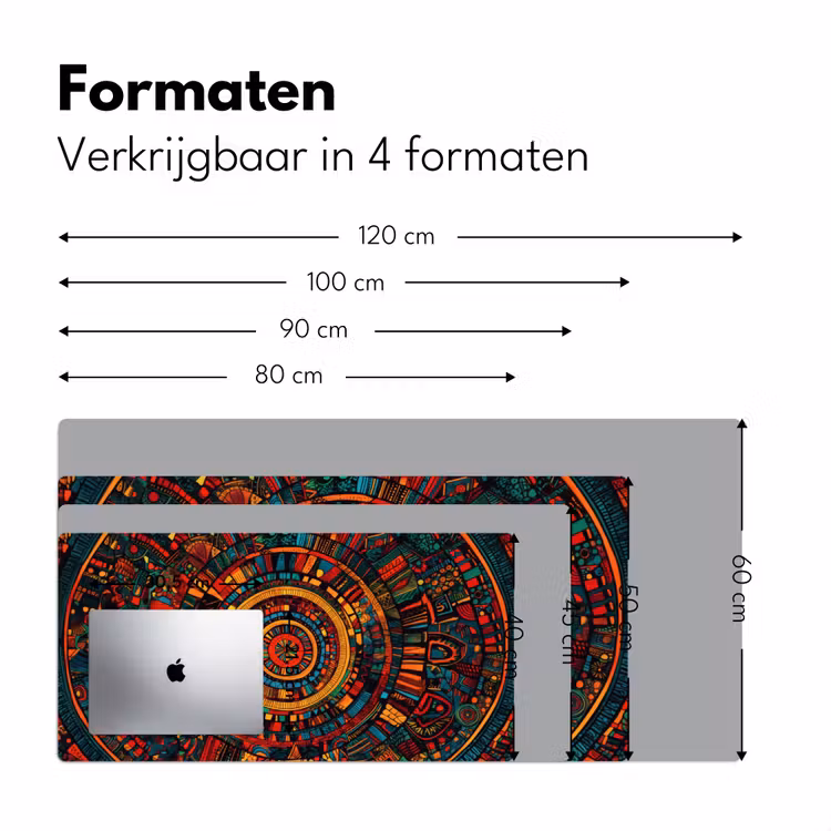 Bureau onderlegger - Mandala - Cirkels - Patronen — 7