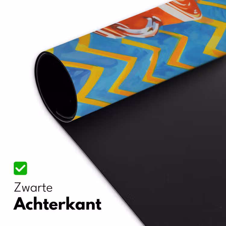 Bureau onderlegger - Mok - Koffie - Zigzag - Slagroom — 4