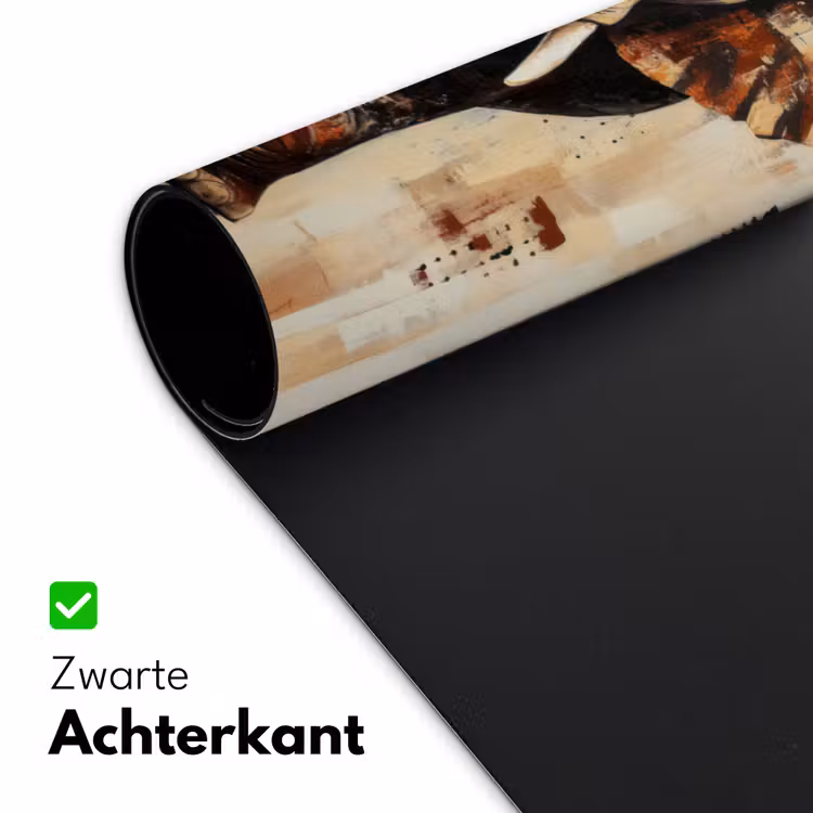 Bureau onderlegger - Olifant - Slurf - Mozaïek - Abstract — 4