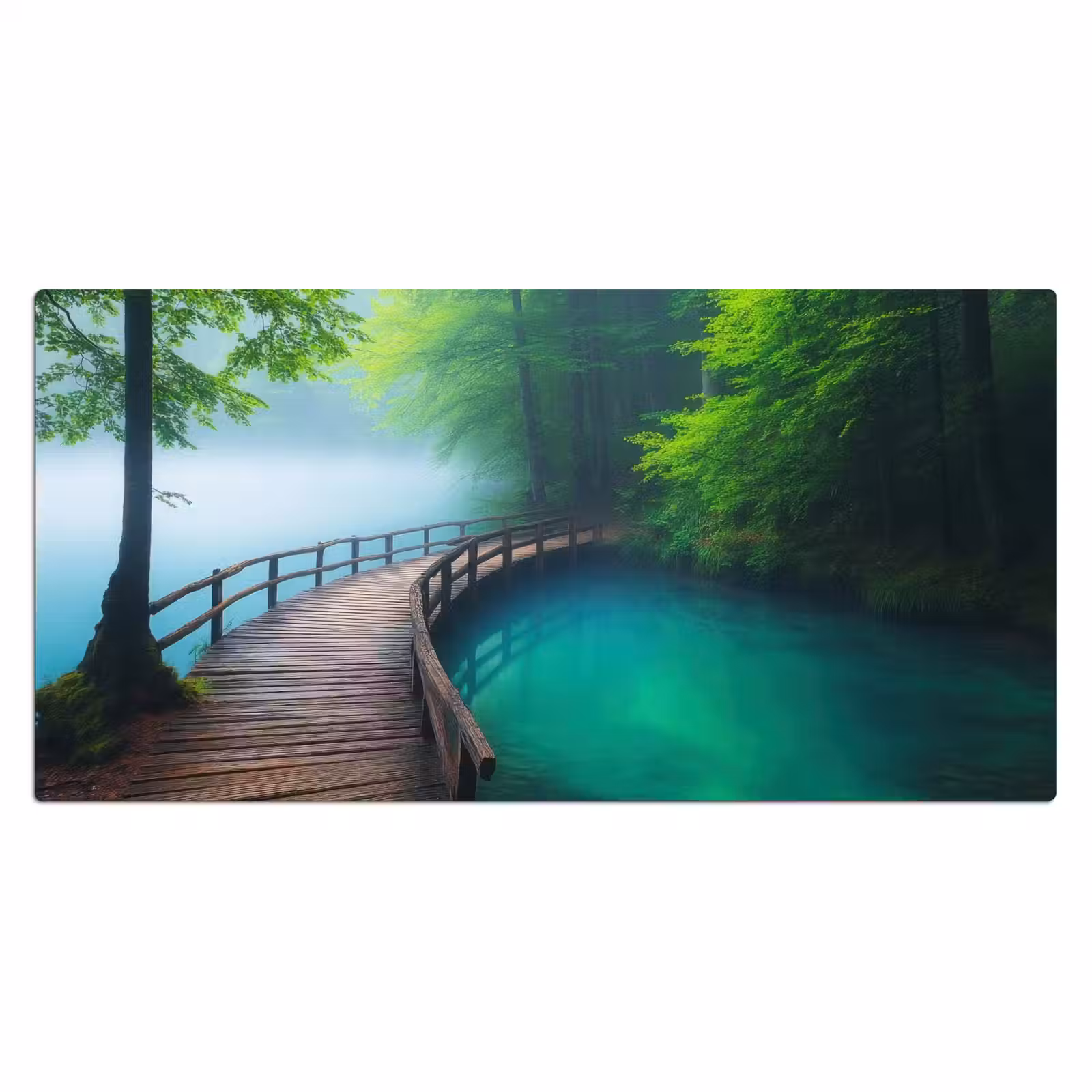 Bureau onderlegger - Brug - Water - Rivier - Bos — 1