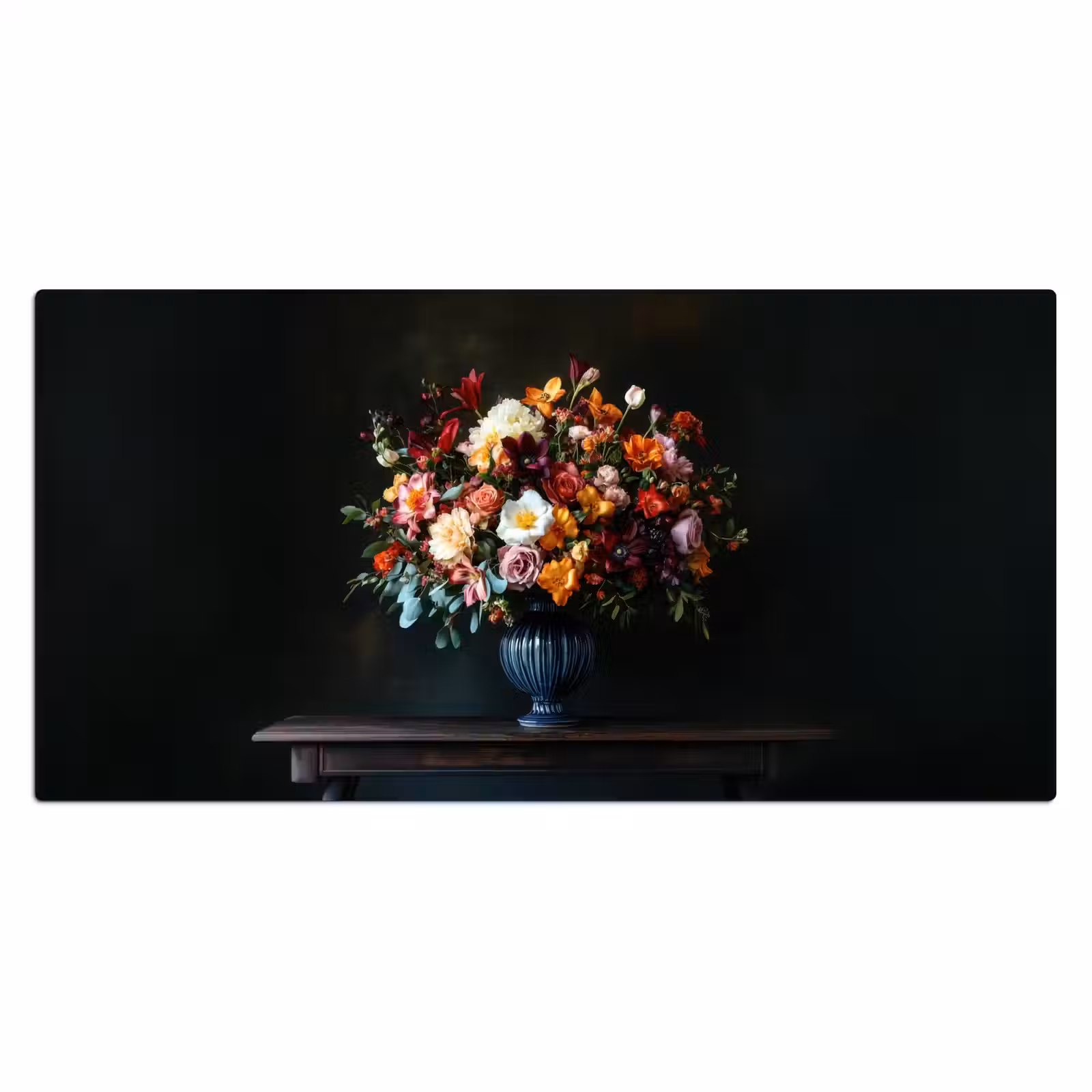 Bureau onderlegger - Groot - Bloemen - Vaas - Boeket — 1