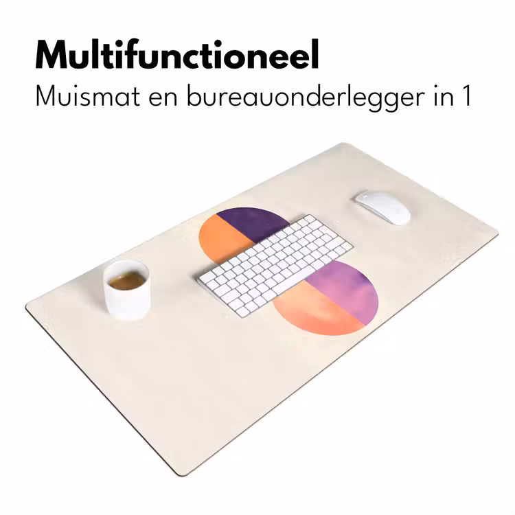 Bureau onderlegger - Abstract - Cirkels - Paars — 6
