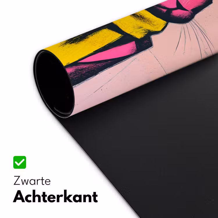 Bureau onderlegger - Abstract - Konijn - Sjaal - Geel — 4