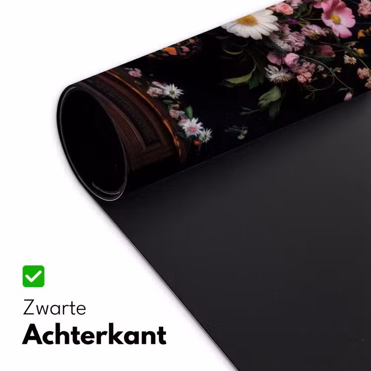Bureau onderlegger - Bloemenvaas - Hout - Bloemen - Boeket — 4