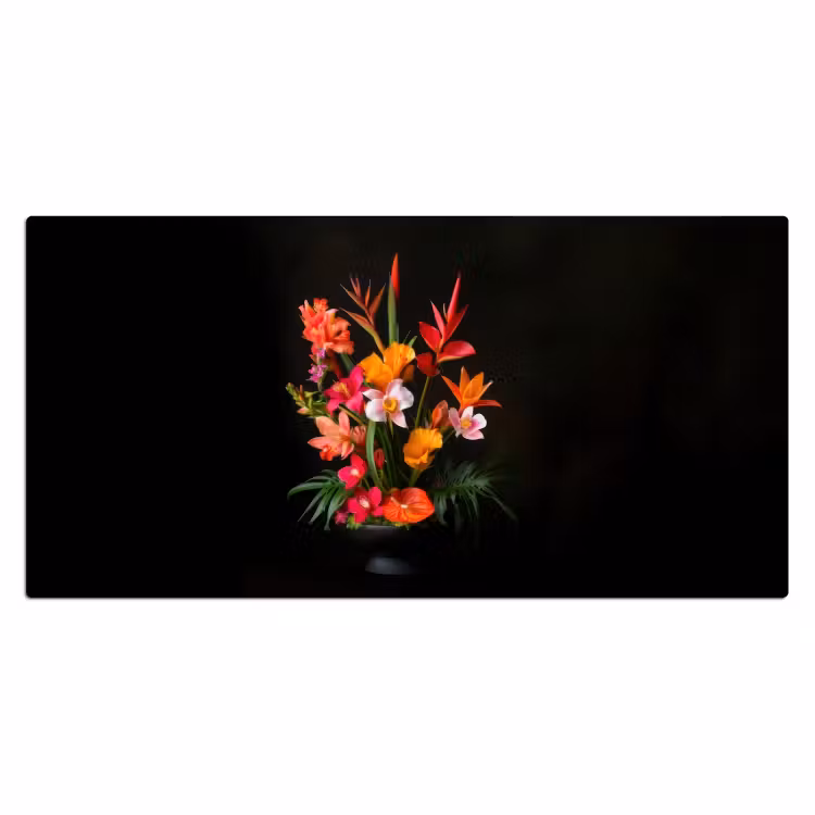 Bureau onderlegger - Boeket - Bloemen - Exotisch — 1