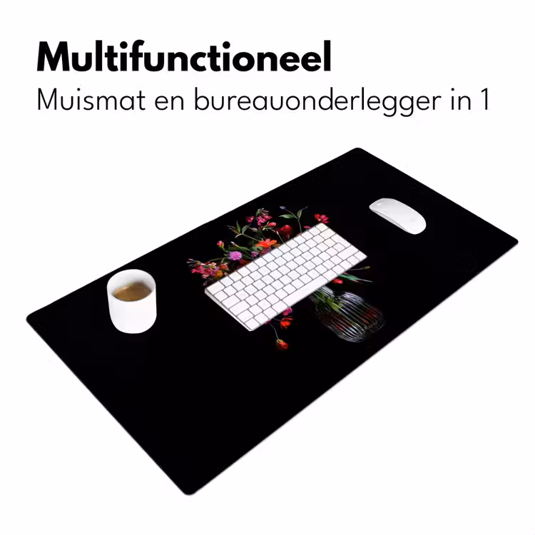 Bureau onderlegger - Boeket - Veldbloemen - Vaas — 6