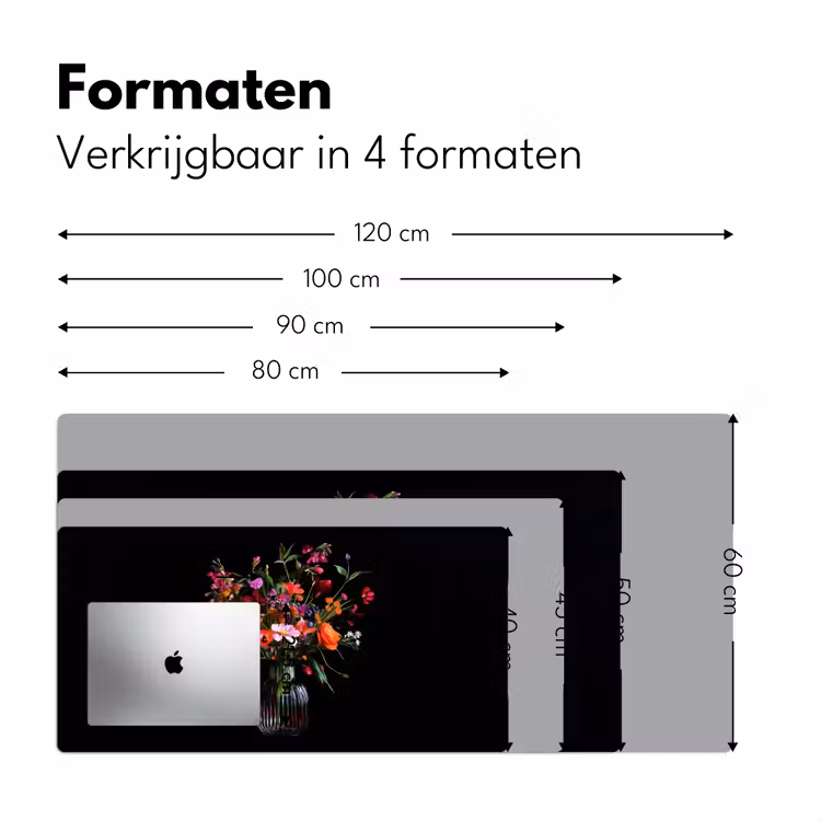 Bureau onderlegger - Boeket - Veldbloemen - Vaas — 7