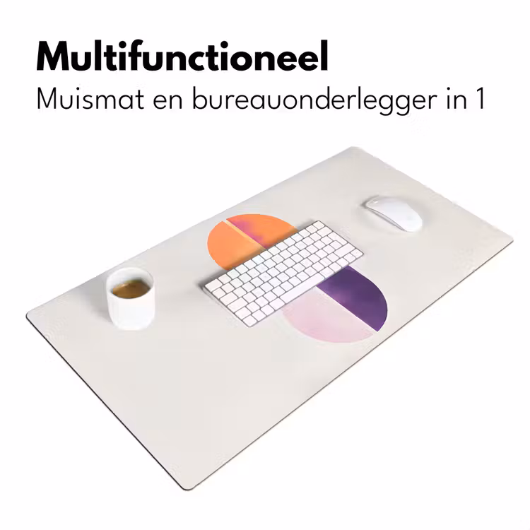 Bureau onderlegger - Cirkels - Abstract - Paars — 6