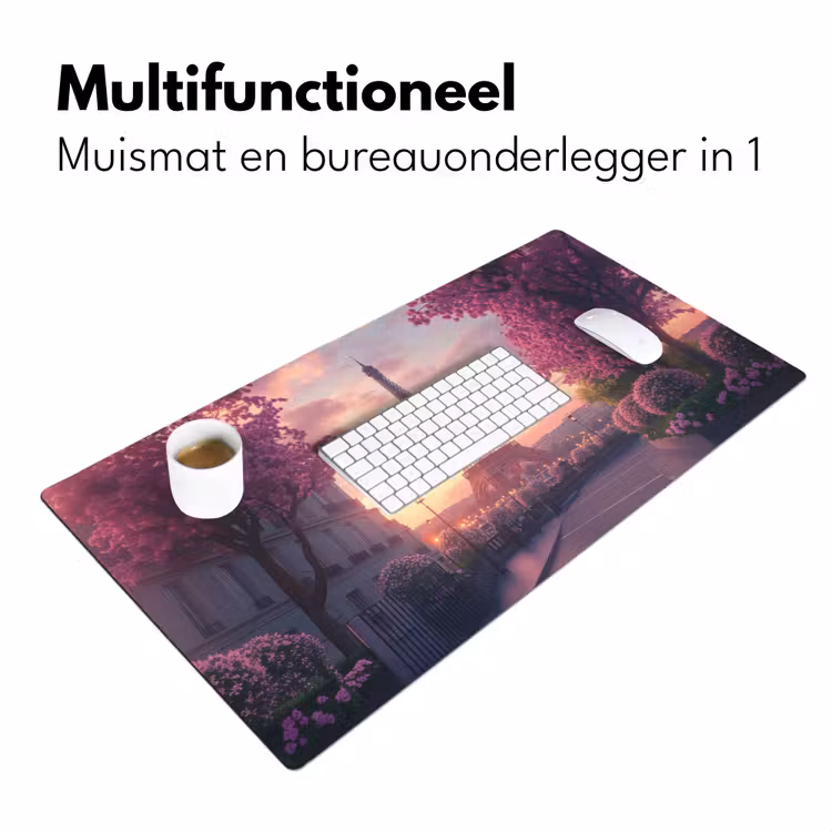 Bureau onderlegger - Eiffeltoren - Parijs - Roze — 6