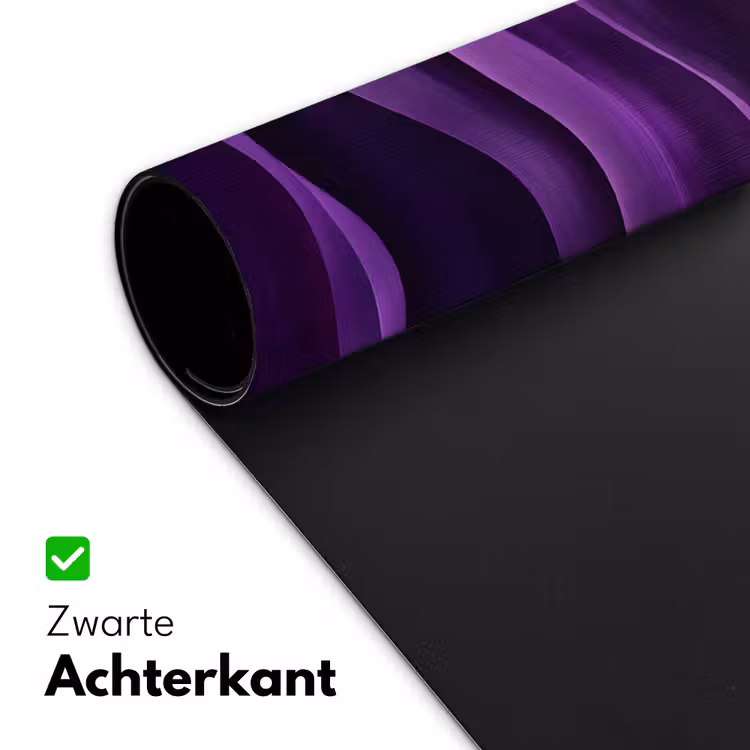 Bureau onderlegger - Golven - Abstract - Paars — 4