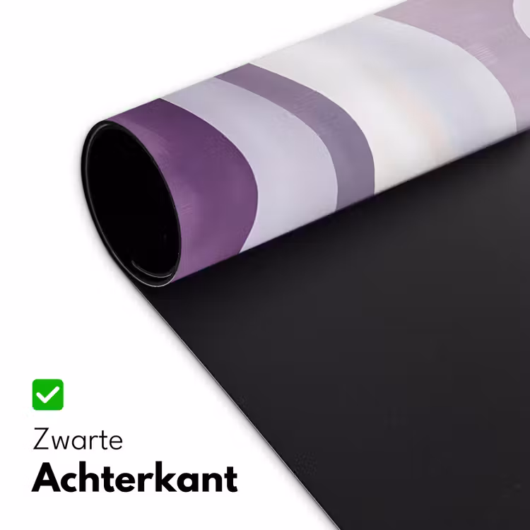 Bureau onderlegger - Golven - Heuvels - Abstract - Paars — 4
