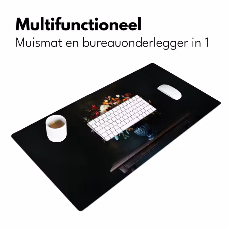 Bureau onderlegger - Groot - Bloemen - Vaas - Boeket — 6
