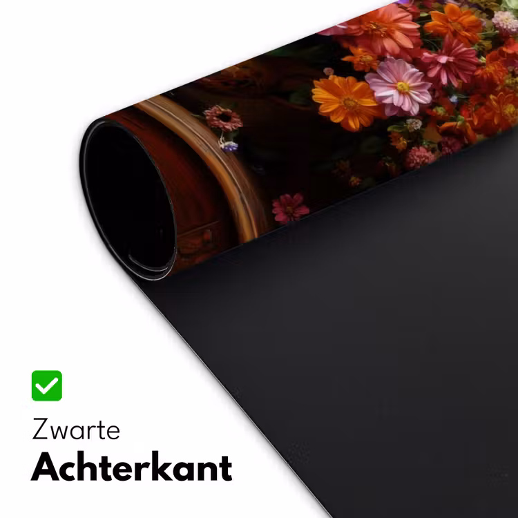 Bureau onderlegger - Kleuren - Boeket - Vaas - Hout — 4