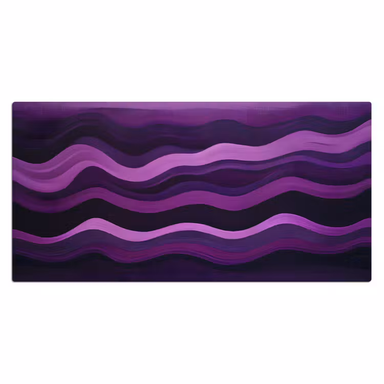 Bureau onderlegger - Lijnen - Golven - Paars - Abstract — 1