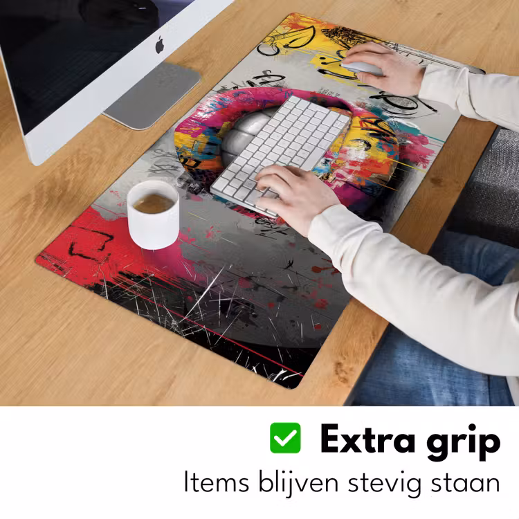 Bureau onderlegger - Lippen - Graffiti - Expressief — 5