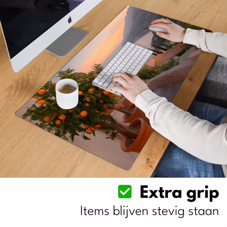 Bureau onderlegger - Middelandse zee - Sinaasappel - Heuvels - Zee — 5