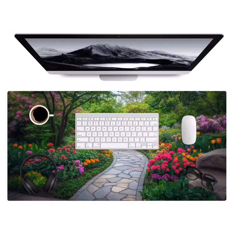 Bureau onderlegger - Park - Bloemen - Tuin — 3